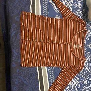 Striped Button-Up George - Women's Top